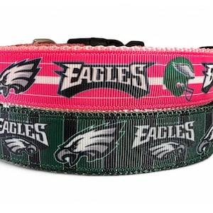 Philadelphia Eagles - Football - Sports Team - Pink - Dog Collar - 1&quot; or 3/4&quot; Wide