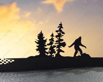 Bigfoot Sasquatch easter egg decals Big foot yeti stickers fit for jeep easter eggs