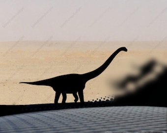 Barosaurus Long Neck Dinosaur easter egg decals T Rex Raptor Stickers fit for jeep easter eggs
