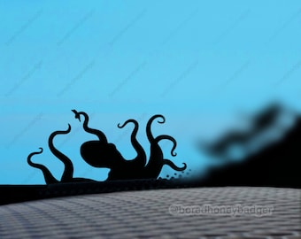 Kraken Easter egg decal Mysterious creatures Octopus stickers fit for Jeep easter eggs