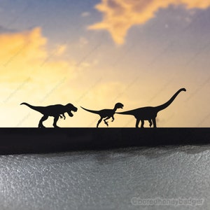 Decalques de ovos de páscoa de dinossauros T Rex Raptor adesivos adequados para ovos de páscoa de jipe