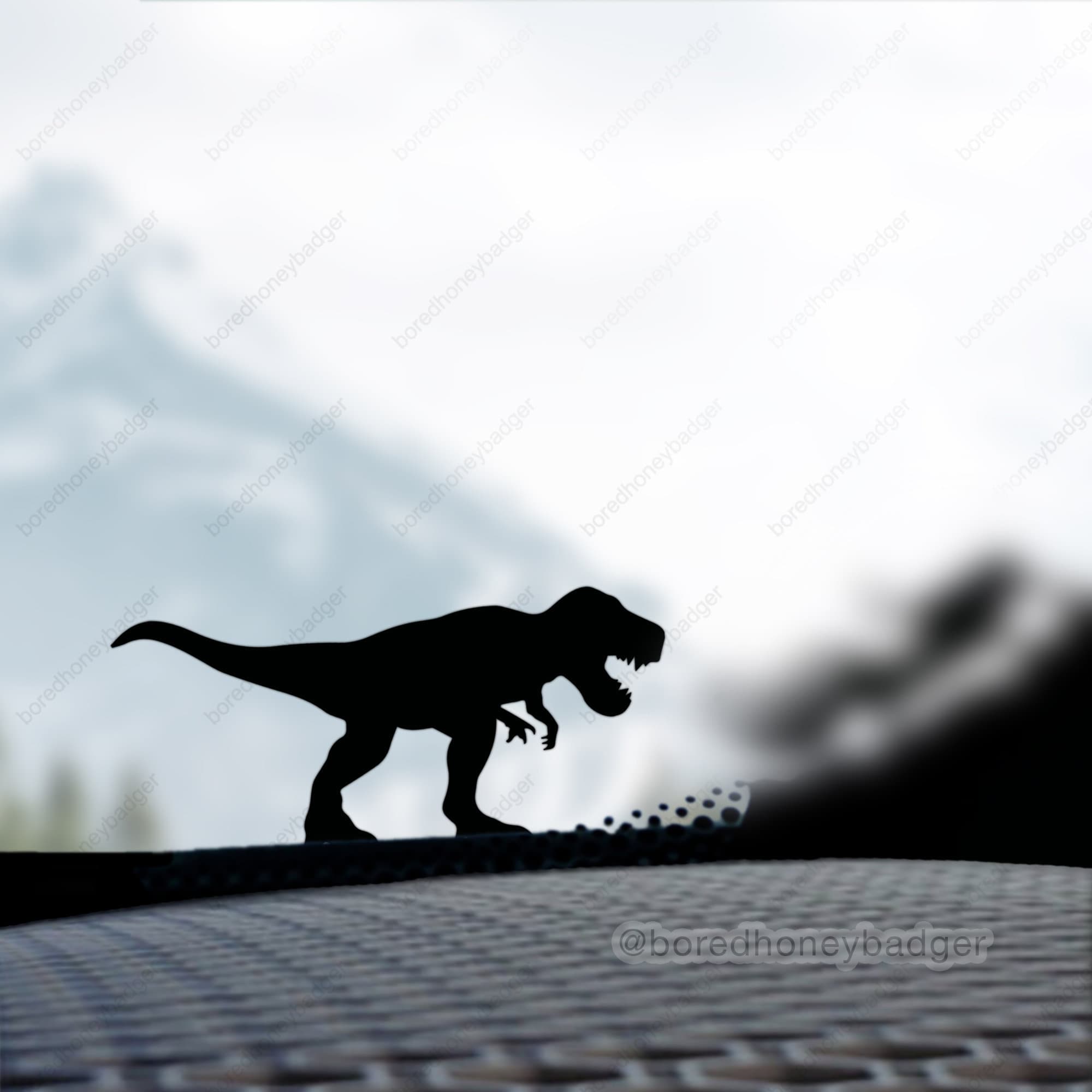 Jurassic Dinosaur Skeleton Vent Decal- Fits Jeep Wrangler & Gladiator – L&B  Designworks
