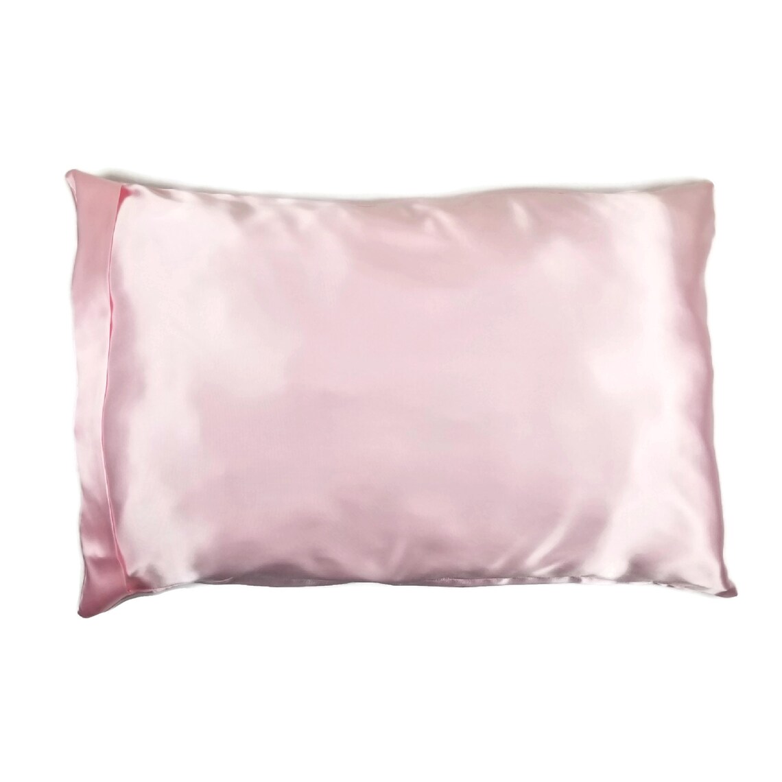 Luxe Satin Zippered Pillowcase Whisper Pink Etsy