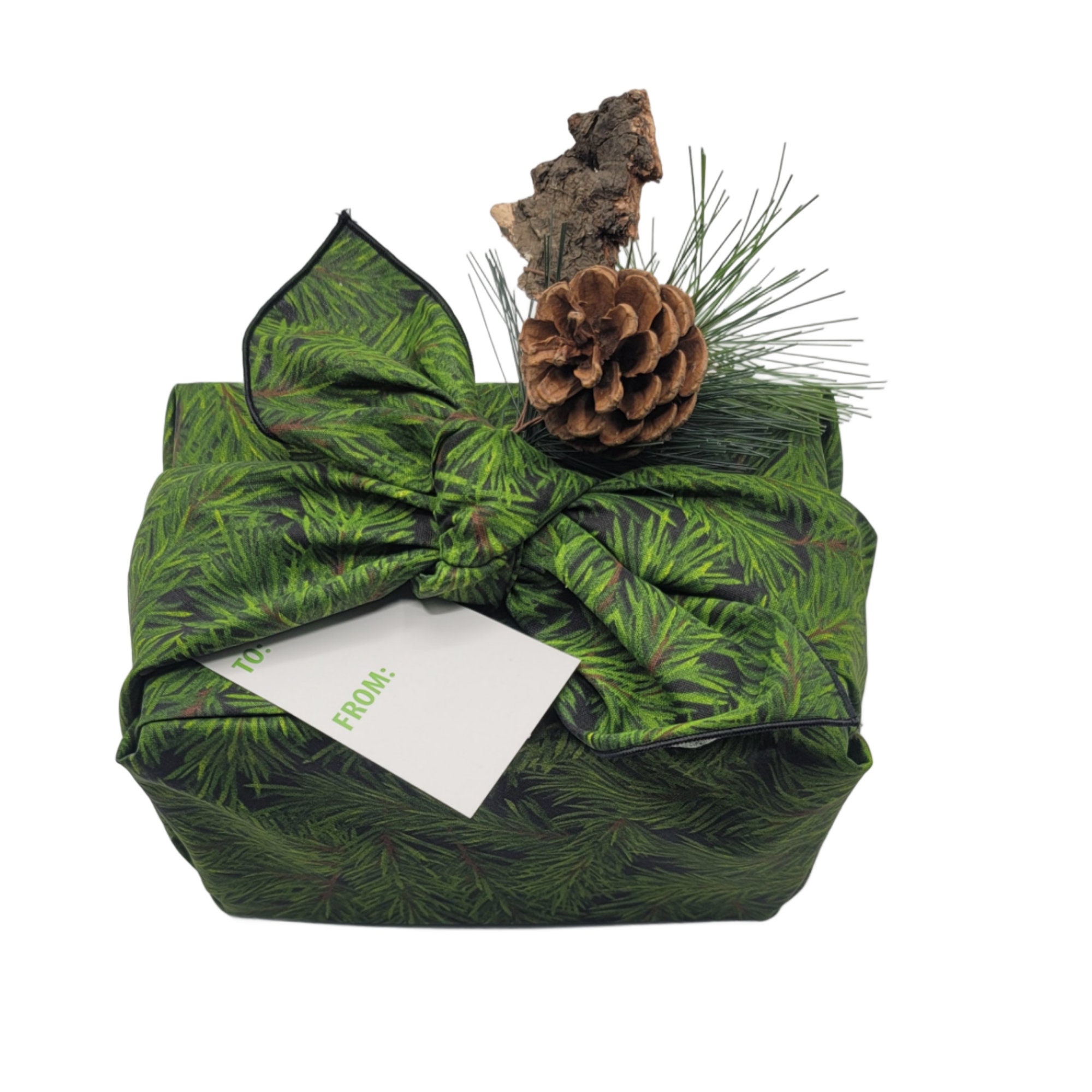Christmas Wrapping Kit, Foliage Ribbon Berry Christmas Gift Wrap