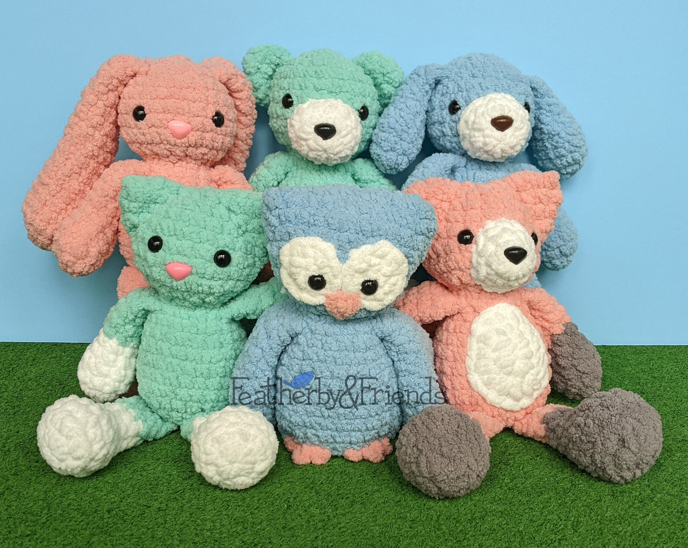 Buy Cat Fox and Owl Crochet Pattern Bundle Kitty Woodland Plush Online in  India - Etsy