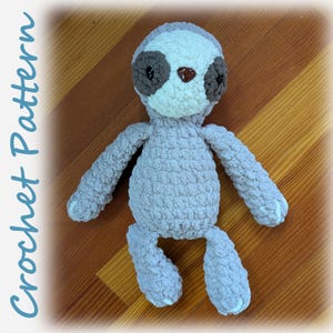 Patrón de ganchillo de perezoso: manta de peluche de hilo
