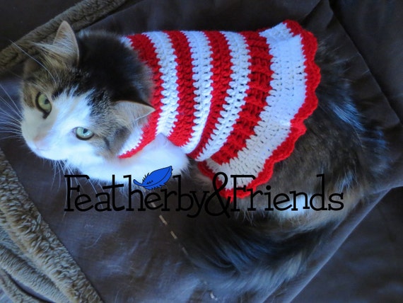free crochet cat sweater pattern