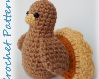 Turkey Crochet Pattern - little thanksgiving amigurumi