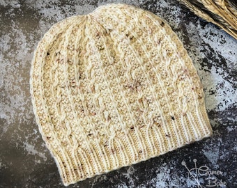 Dragon's Gate Hat (knitting pattern pdf)