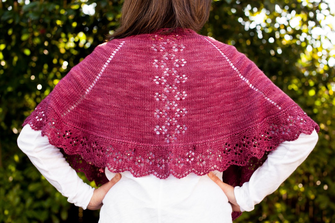 Posey Shawl (knitting Pattern Pdf) - Etsy