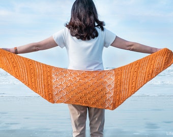 Golden Gate Park Shawl (knitting pattern pdf)
