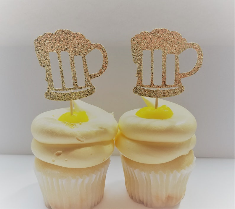 Cake Toppers & Picks Party Supplies Love is Brewing Themed Beer Cup ...
