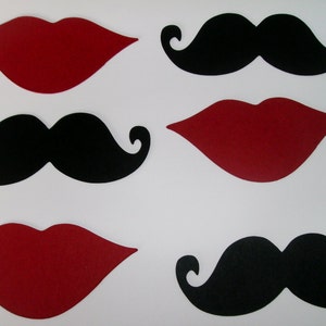 Mustaches and Lips Gender Reveal  Bachelorette Party