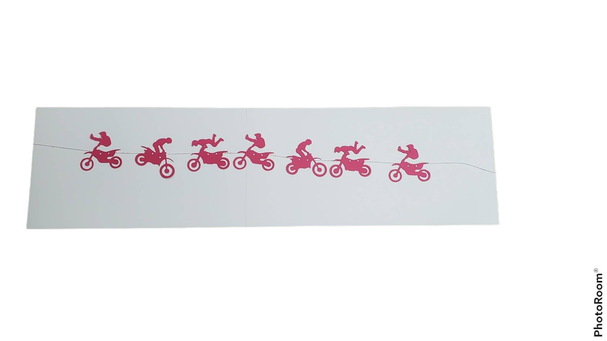 Dirt Bike Garland / Motocross Garland / Racing Party Supply Etsy