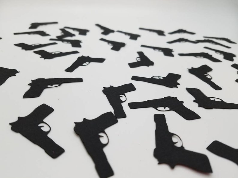 Hand Gun Confetti Guns Confetti Table Top Decoration Little Etsy