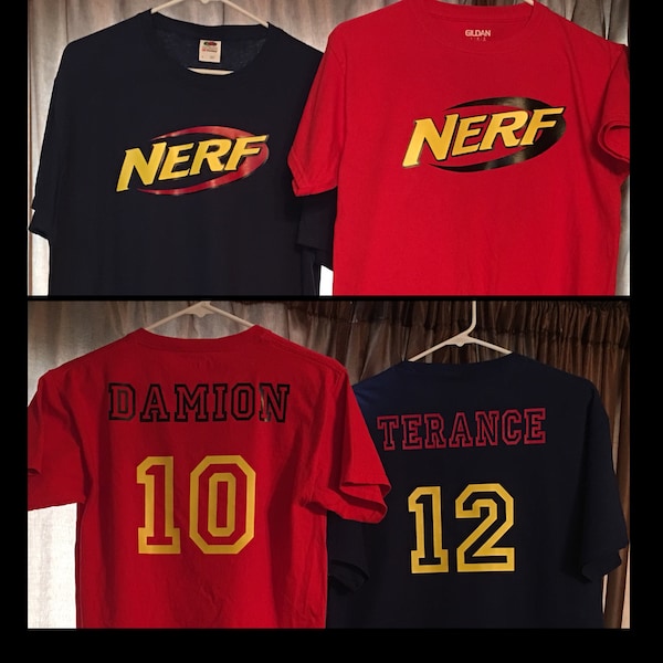 NERF Birthday shirt