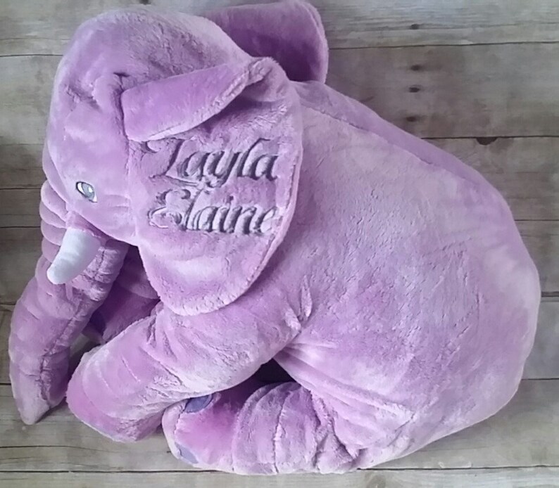 HUGE Stuffed Elephant Elephant Pillow Baby Shower Gift Baby Etsy
