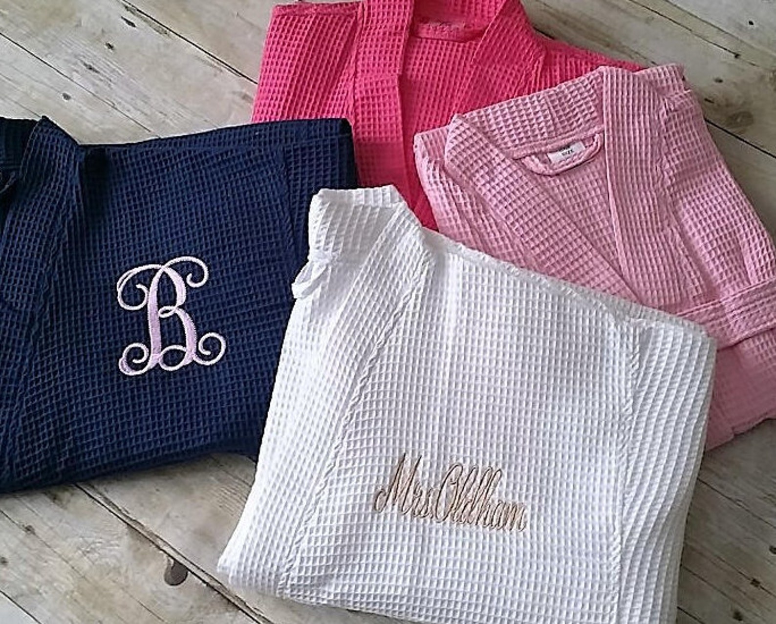 Spa Robe Monogrammed Robe Bridal Robes Personalized Robe Etsy