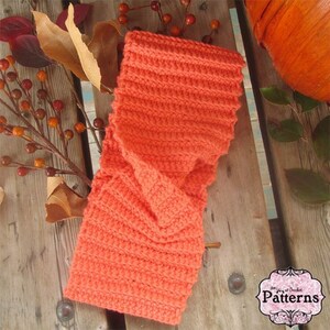 CROCHET PATTERN; Simple Twist Earwarmer