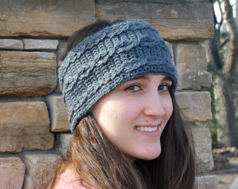 Cabled Earwarmer Crochet Pattern