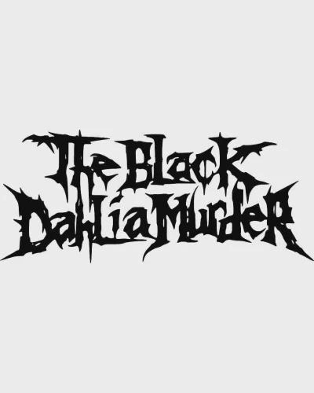 The Black Dahlia Murder Decal for Cars, Mirrors, Laptops, Walls Windows  Metalcore Metal Sticker - Etsy, image size:1080x1350