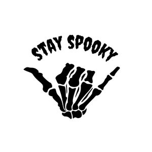 Stay Spooky Decal: Goth Car, Laptop, Window Sticker