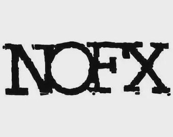 NOFX Decal - Punk Band Sticker for Cars, Laptops, Mirrors - Etsy