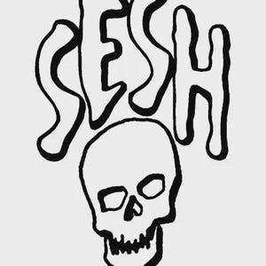 Bones Team SESH Decal for cars laptops mirrors windows bones rap decals sticker Stickers car window laptop mirror gift gifts