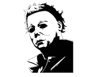 Michael Myers Halloween Horror Movie Sticker - Car, Laptop, Window Decal