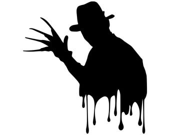 Freddy Krueger Sticker: Nightmare on Elm Street Horror Decal