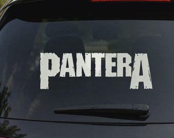 Pantera Decal: Metal Band Sticker for Car, Laptop, Mirror
