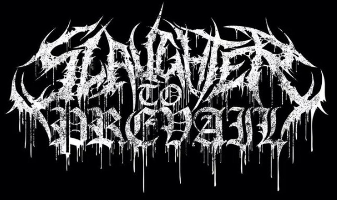 Slaughter to Prevail Decal for Cars, Mirrors, Laptops, Walls Windows Metalcore Metal Sticker