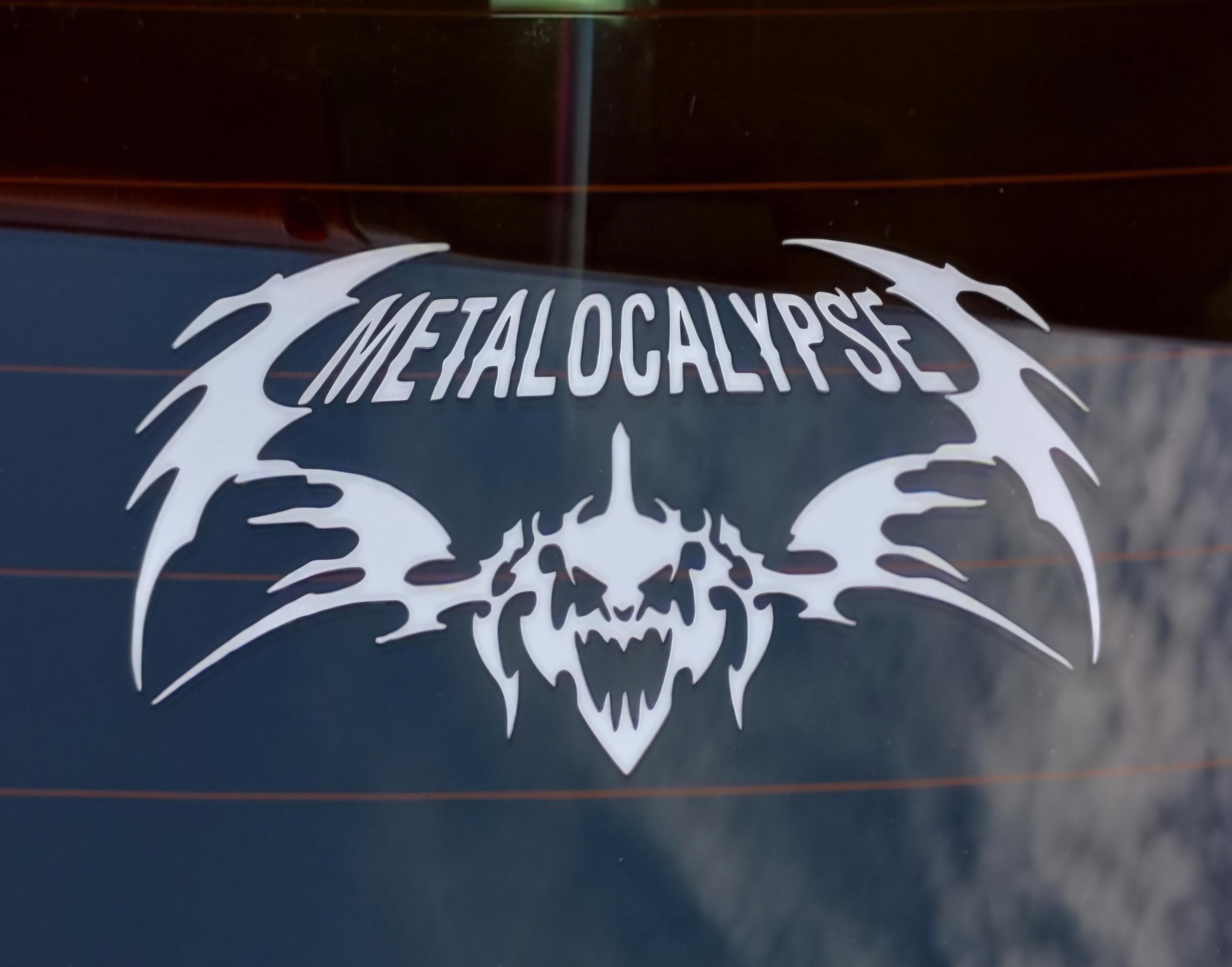 Metalocalypse Decal: Car, Laptop, Window Sticker - Dethklok - Etsy