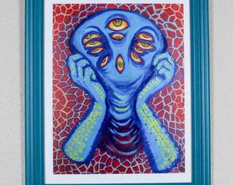 Featured image of post Trippy Paintings Easy Alien