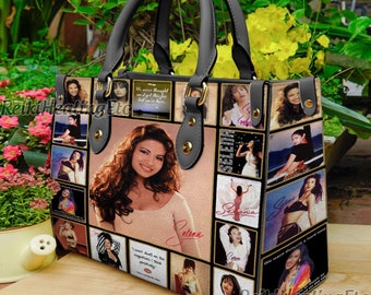 Selena Quintanilla Vintage Lederhandtasche, Selena Quintanilla Leder Top Henkeltasche, Umhängetasche, Umhängetasche, Vintage Handtasche
