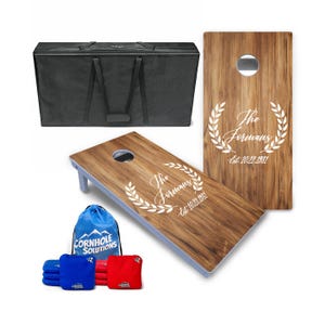 Family Laurel Cornhole Boards – All-Weather Series