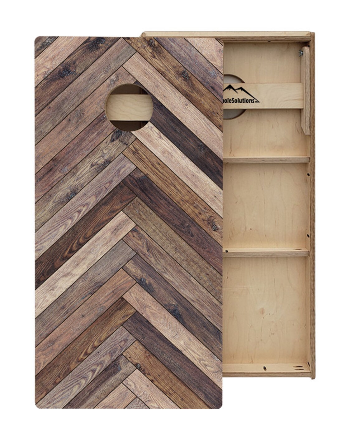 Herringbone Cornhole Solutions Bundle Includes2 Regulation Etsy