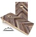 Herringbone Printed on to the Cabinet Grade Plywood - Cornhole Boards - Direct Printed 4'x2' Professional Cornhole Set - Free Shipping! 