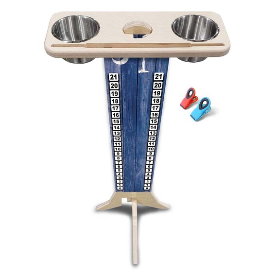 Score Stand - South Carolina - Phone/Tablet Holder - Stainless Steel Cup Holders & Scoring Clips Included!
