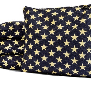 All Weather Resin Filled Distressed Stars & Stripes Regulation 6x6 Cornhole Bags includes 8 bags image 2