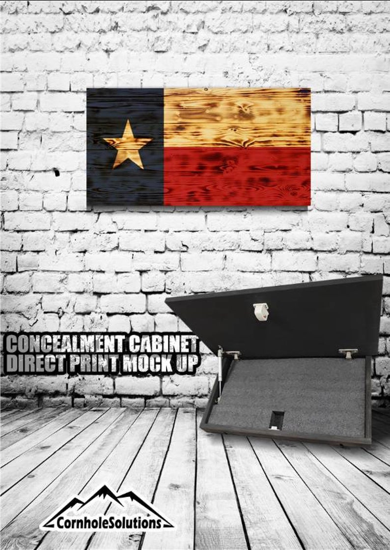 Texas Flag Concealment RFID Lock Optional Made Etsy