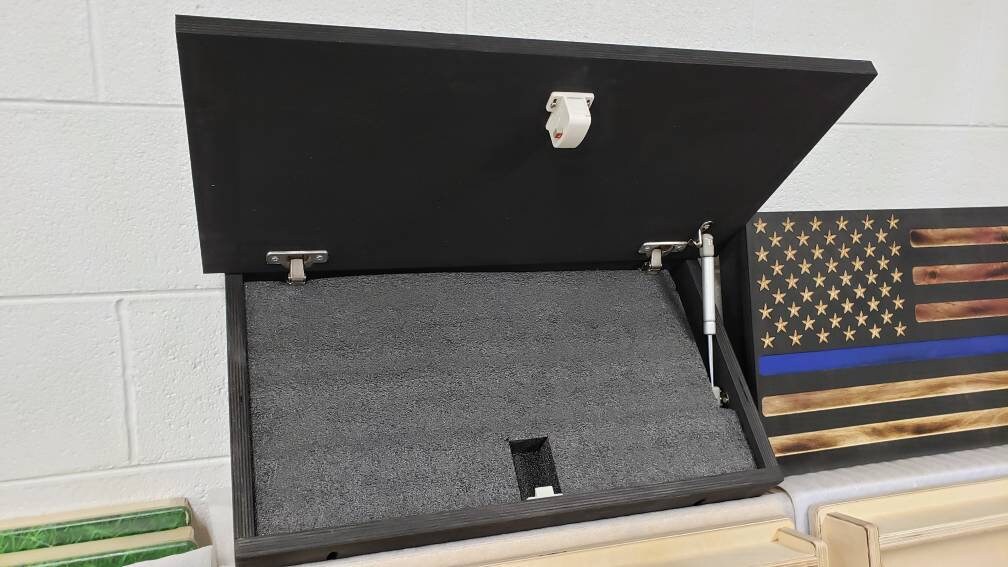 Carved Burnt Flag Concealment RFID Lock Optional Etsy