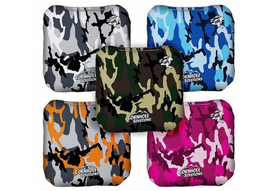 Pro Style Rec Bags - Camo bag options - Stick and Slick - Regulation 6x6 Cornhole Bags (includes 8 bags)