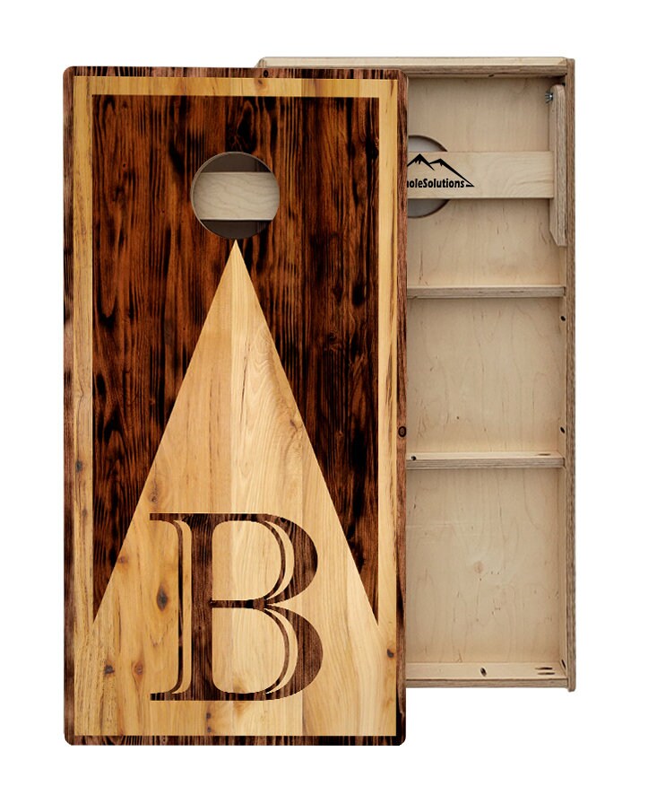 Wood Letter Design Cornhole Solutions Bundle Includes(2) Regulation
