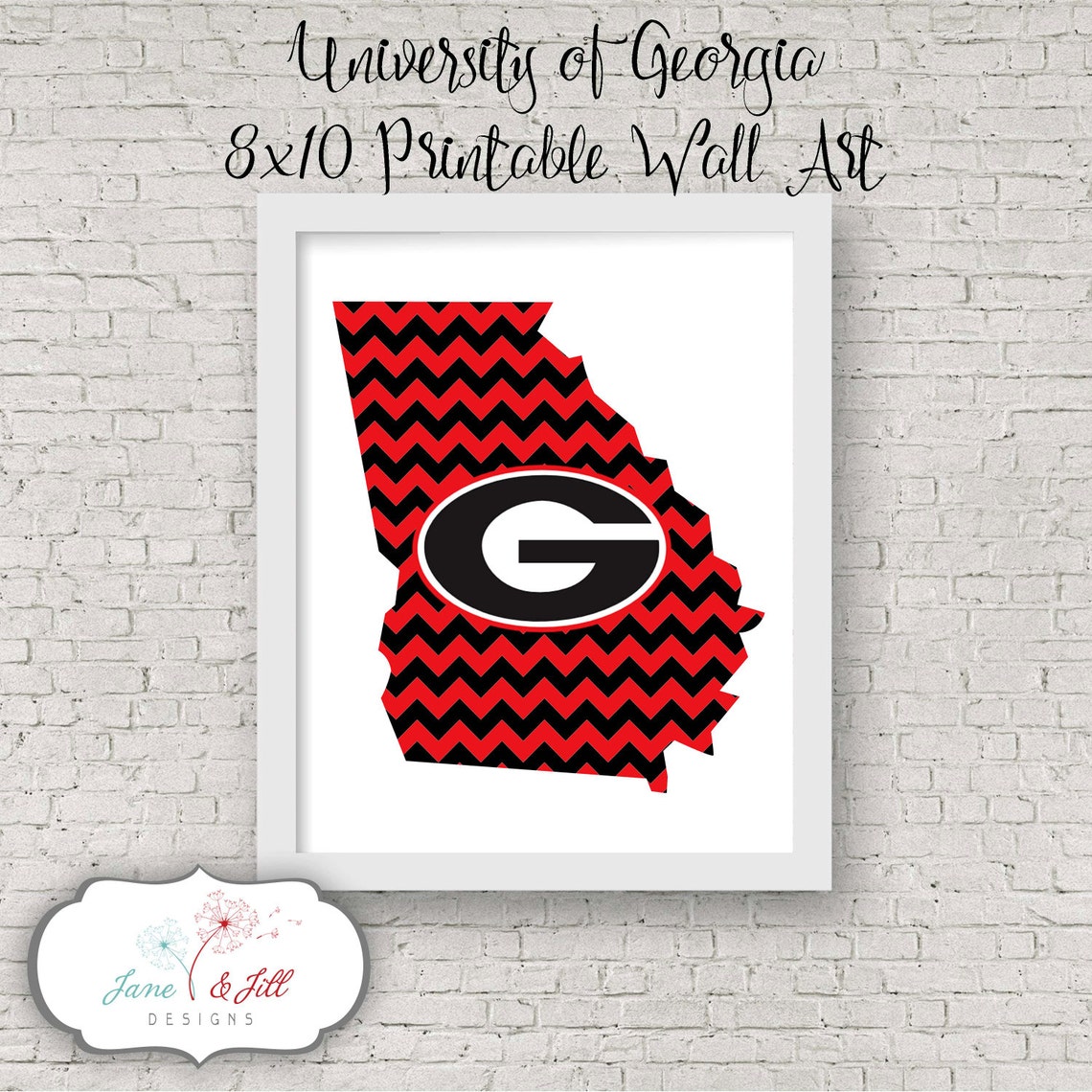 University of 8x10 Printable Wall Art Instant Download Etsy