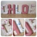 Fabric Letters, Wall Letters, Nursery Decor, Baby Gift, New Baby, Baby ...