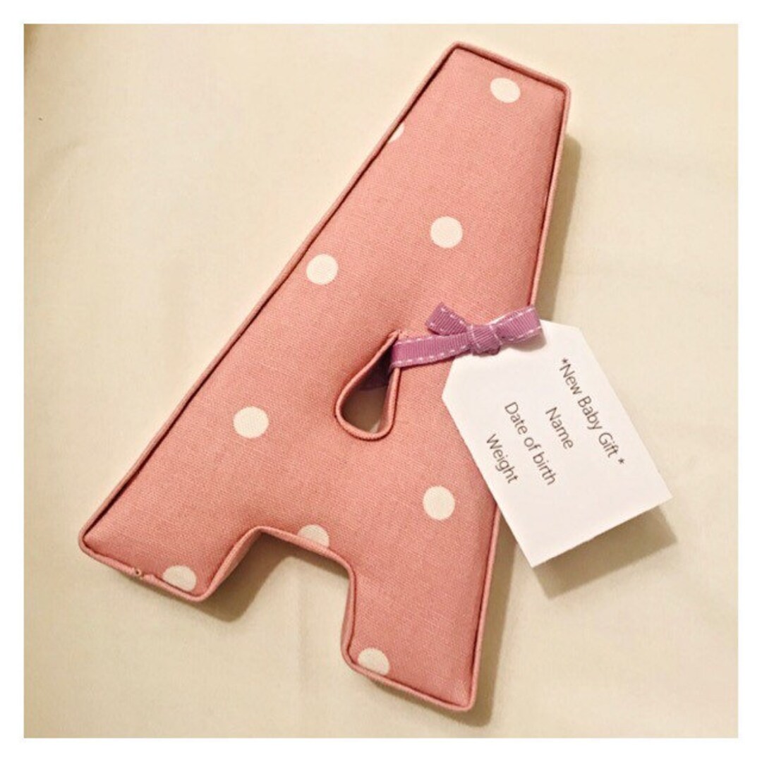 Fabric Letters, Wall Letters, Nursery Decor, Baby Gift, New Baby, Baby ...