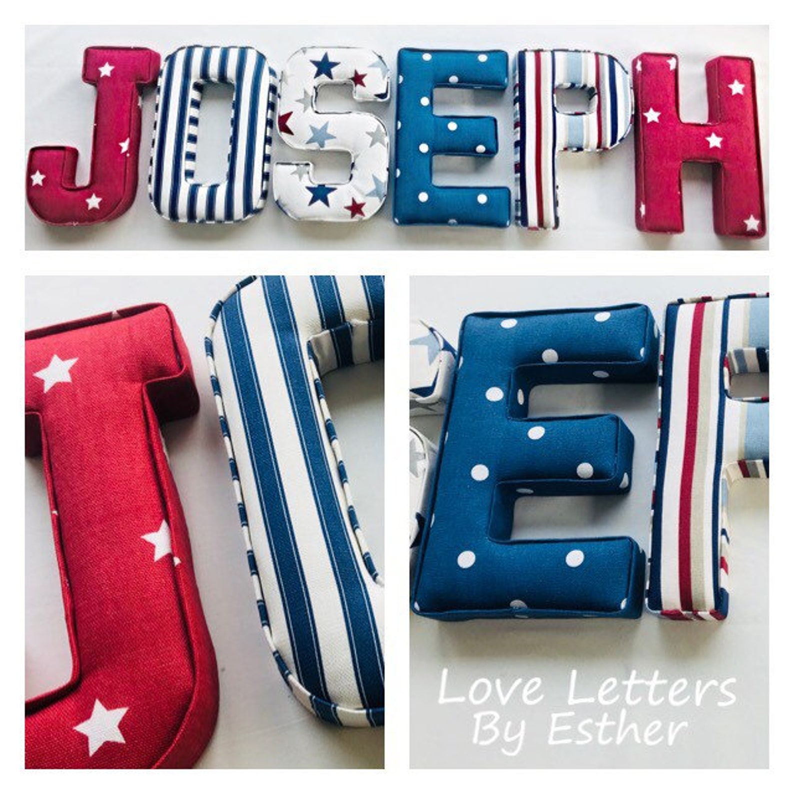 Fabric Letters Wall Letters Nursery Decor Baby Gift New Etsy