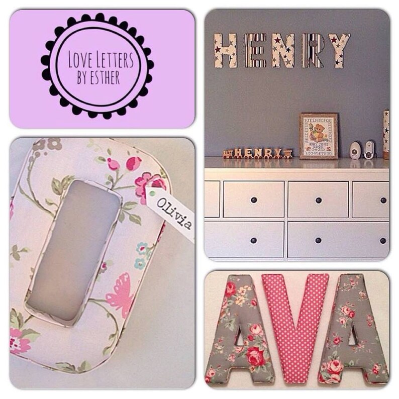 Fabric Letters Animal Letters Nursery Decor Baby Gift New Etsy