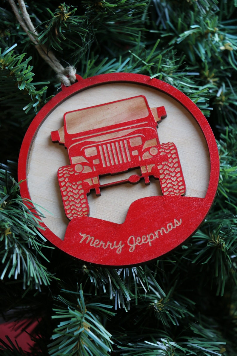 Jeep YJ Christmas Ornament Etsy
